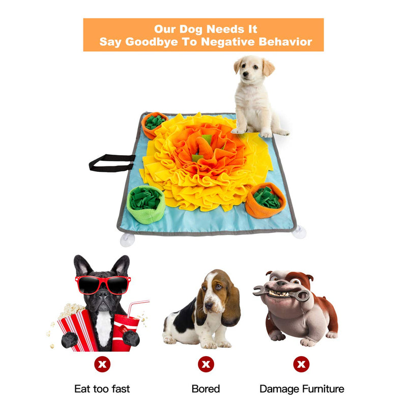 Rainyk Pet Snuffle Mat for Dogs Small Large, Durable & Easy to Fill, Interactive Feeding Games, Encourages Natural Foraging Skills for Dogs - PawsPlanet Australia