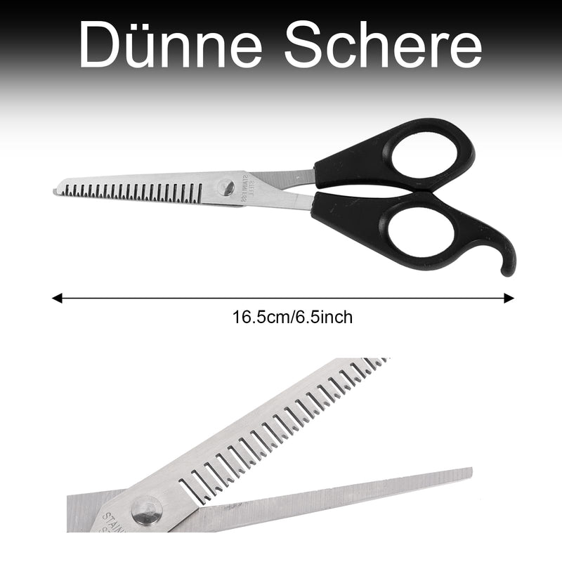 Lollanda dog scissors fur scissors set professional, stainless steel thinning scissors for dogs, fur scissors for dogs, dog hair scissors for dogs and cats hair grooming - PawsPlanet Australia