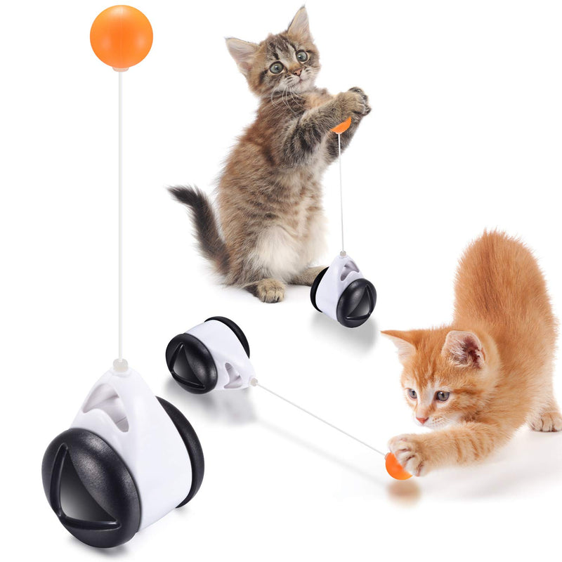 PChero Innovative Cat Toys, Balance Cat Chasing Toy Self Rotating Cat Ball for Pets Cat Kitten - PawsPlanet Australia