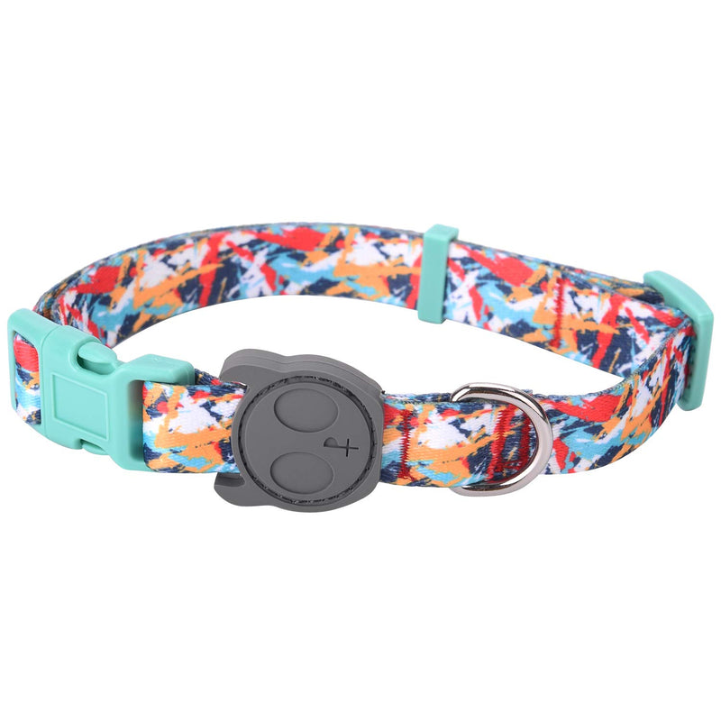 [Australia] - PetANTastic Best Adjustable Dog Collar Durable Soft & Heavy Duty with Fashionable Abstract Design, Outdoor & Indoor use Comfort Dog Collar for Girls, Boys, Puppy, Adults Smudge Small 