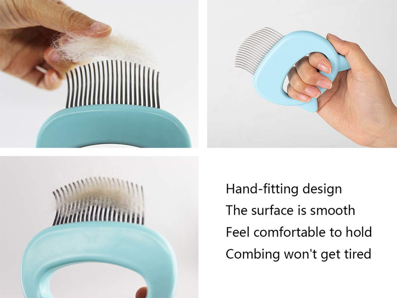 Shuafur comb for cats and dogs Pet Hair Removal Massaging Easy to clean Removing Knots and Tangles Grooming Tool For cat and dog and others Comfortable Strong Durable - PawsPlanet Australia