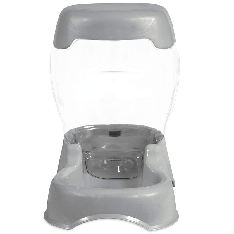 Petmate Pet Café Feeder 3 Lbs Pearl Silver - PawsPlanet Australia