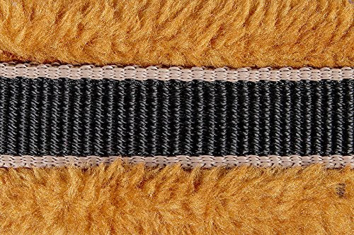 PFIFF Head Collar with Synthetic Fur Headcollar Warmblut/Full black / brown - PawsPlanet Australia