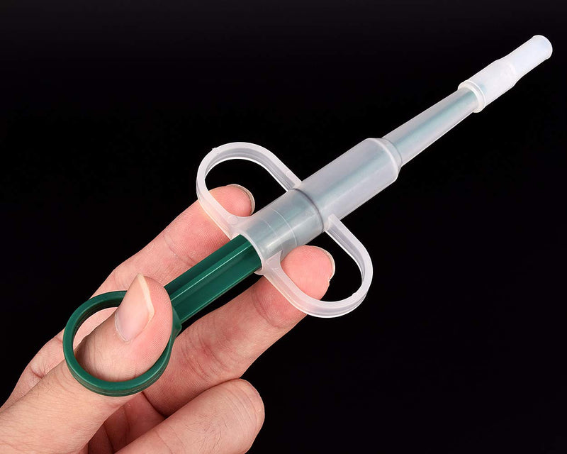 ds. distinctive style Plastic Pet Pill Tablet Feeder Durable Injector Syringes Medical Feeding Tool with Soft Tip for Cats Dogs (Green) - PawsPlanet Australia