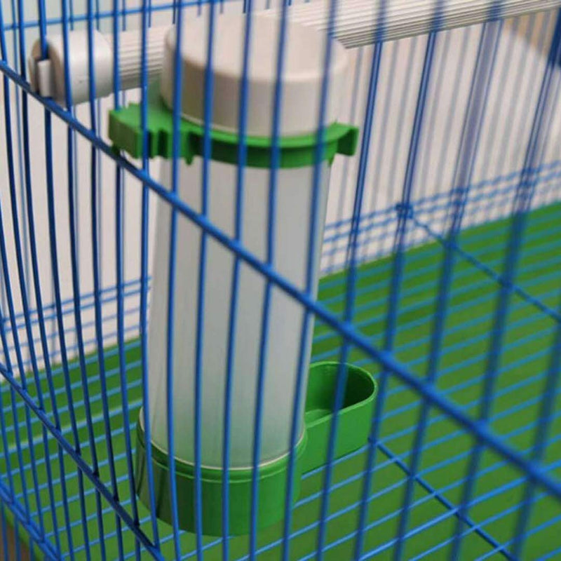Yardwe 5PCS Bird Water Feeder Automatic Parrot Water Bottle Pet Bird Plastic Drinker Bowl Waterer Clip for Parrots Budgie Aviary Cockatiel - Small L - PawsPlanet Australia