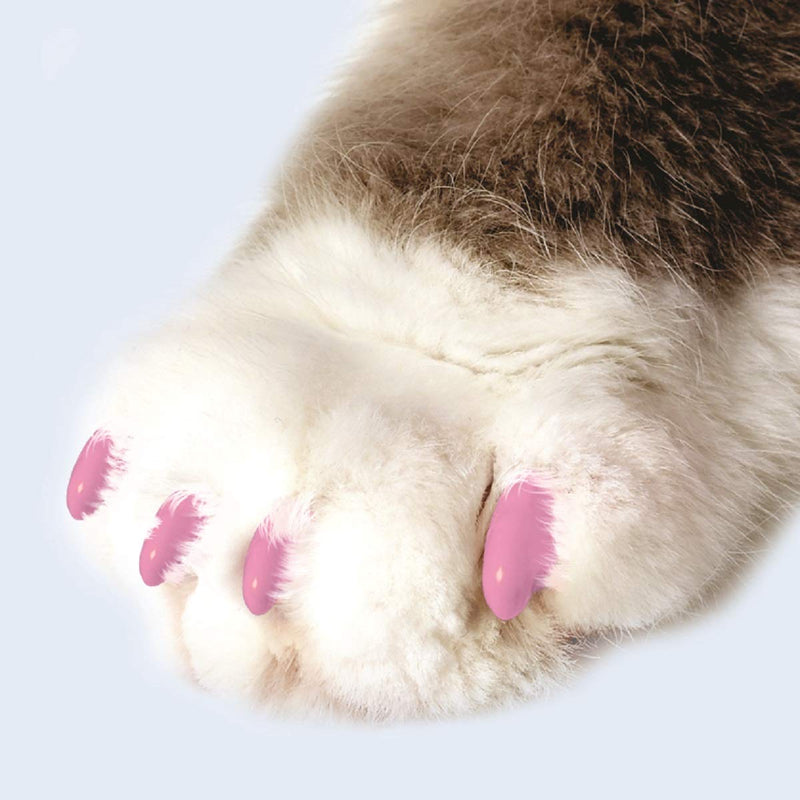 [Australia] - Soft Claws Feline Cat Nail Caps Take Home Kit, Small, Pastel Pink 