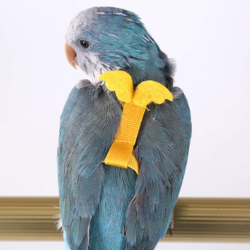 [Australia] - TBWHL Adjustable Parrot Bird Harness Leash Set Anti-bite Training Harness for Parrots XS 