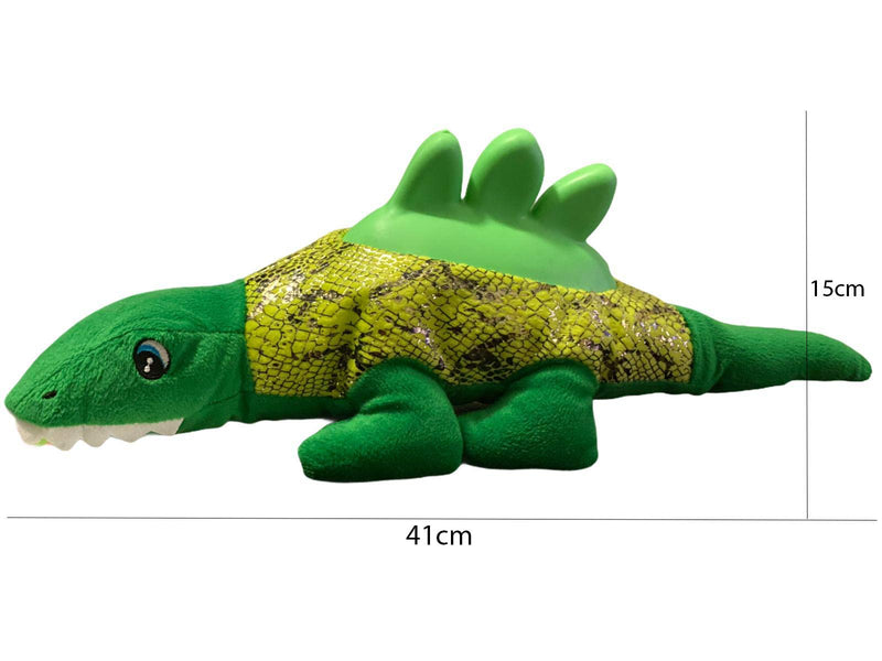 Dog Interactive Pet Plush Chew Toy Squeak Honking Dog Toys Dinosaur Puppy Gift Large Toy (Red) Red - PawsPlanet Australia