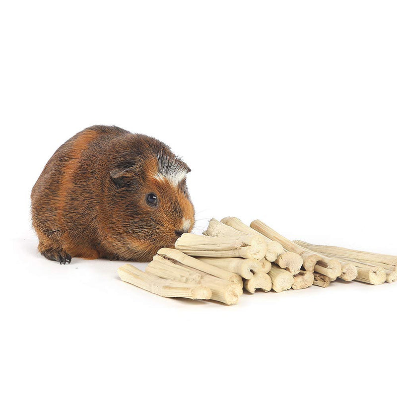 [Australia] - Niteangel Natural Bamboo Chew Toys for Rabbits, Chinchilla, Guinea Pigs and Other Small Animals 20 pcs 