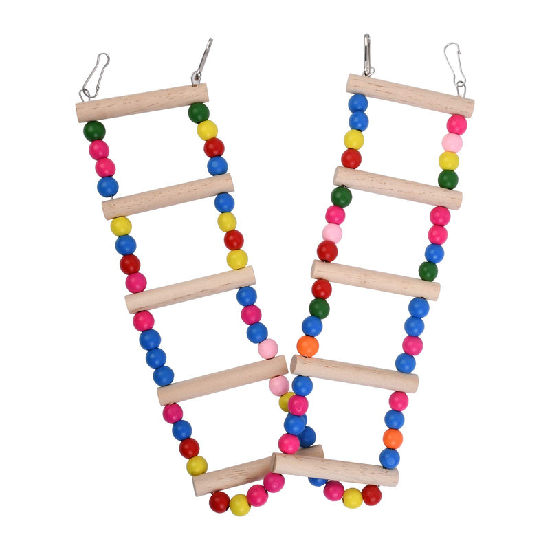 EndearingTails 10 Ladders Bird Ladder Bridge, Swing/Climbing Toys for Parakeet, Cockatiel, Finch, Lovebird, Monk Parakeet, Parrotlet, African Gray Parrot, Hanging cage Accessory - PawsPlanet Australia