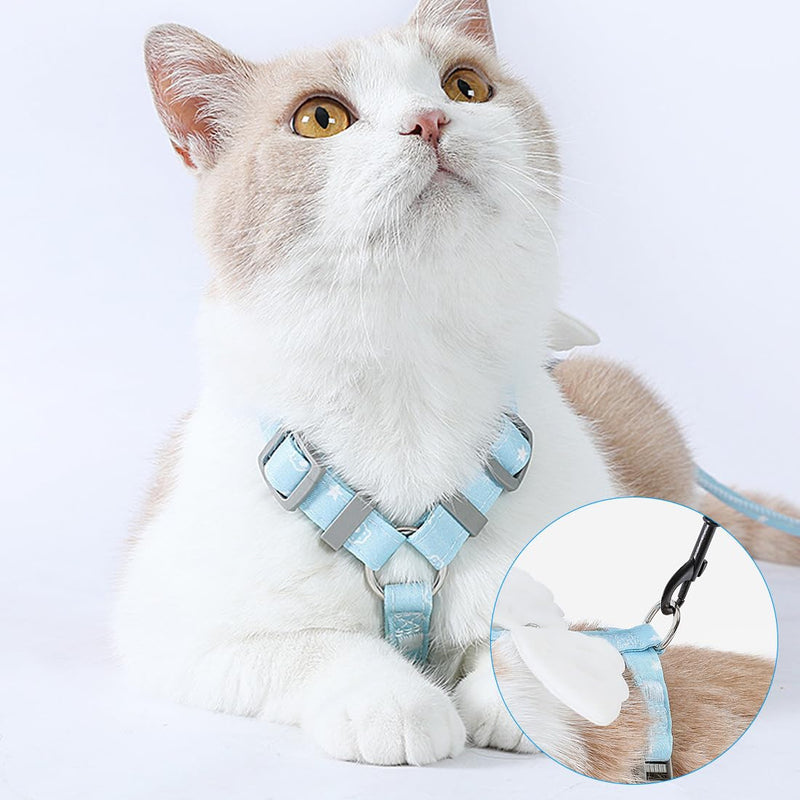 EBHO cat harness, cat leash, cat leash with harness for cats, chest harness, cat harness, cat set, escape-proof, adjustable cat vest - PawsPlanet Australia