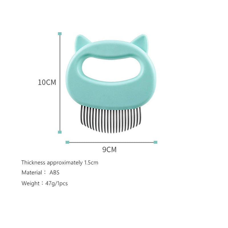 [Australia] - N/P 3 Pcs Cat Massage Shell Comb Pet Hair Removal Massaging Shell Comb Removing Knots and Tangles Grooming Tool Fit for Pet Short & Long Hair 