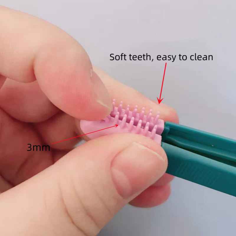 Cat Head Brush, Cat acne Cleaner Pet Eye Comb Brush Pet Tear Stain Remover Comb Cleaning Grooming Tools Brush for Small Cat Dog Gentle Cleaning Eye Scabs Dogs Tear Stain Remover Gently remove - PawsPlanet Australia