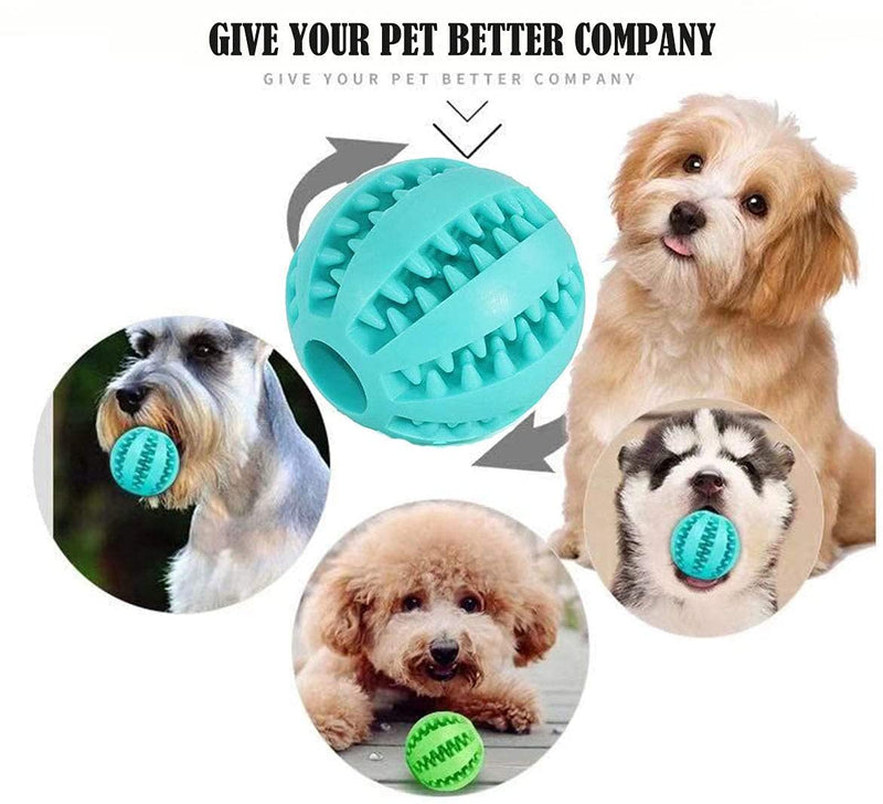 516 Dog Ball Toys Dog Feeder Toy Chew Toys for Dogs IQ Dog Treat Ball Interactive Treat Dispensing Dog Puzzle Toy Rubber Dog Ball Slow Feeding Food Dispensing Dog Toy Reduce Boredom Teething Toy - PawsPlanet Australia