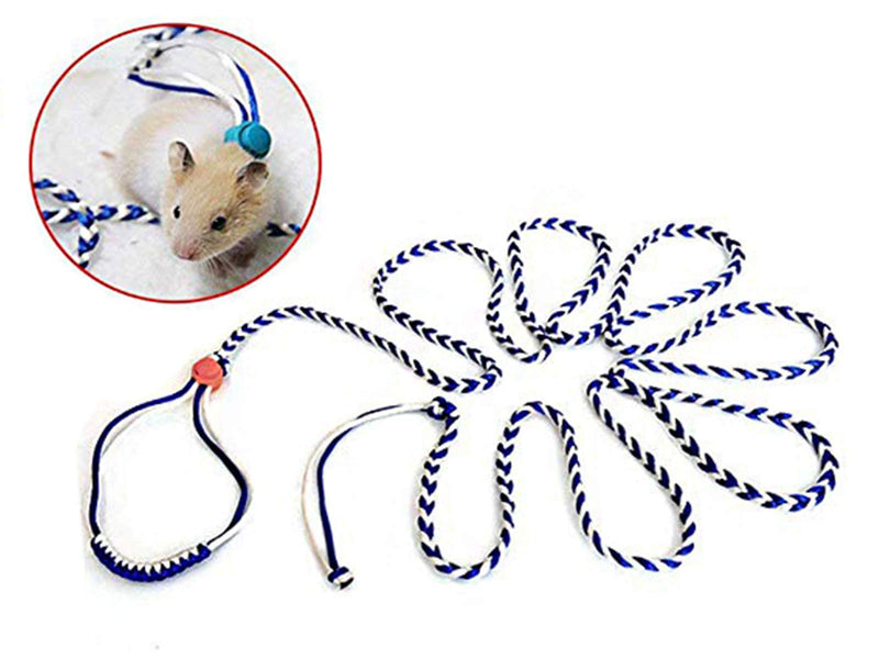 Zittop 1 PCS Small Animal Leash Lead Harness Rope Hamster Rat Mouse Adjustable Rope - PawsPlanet Australia