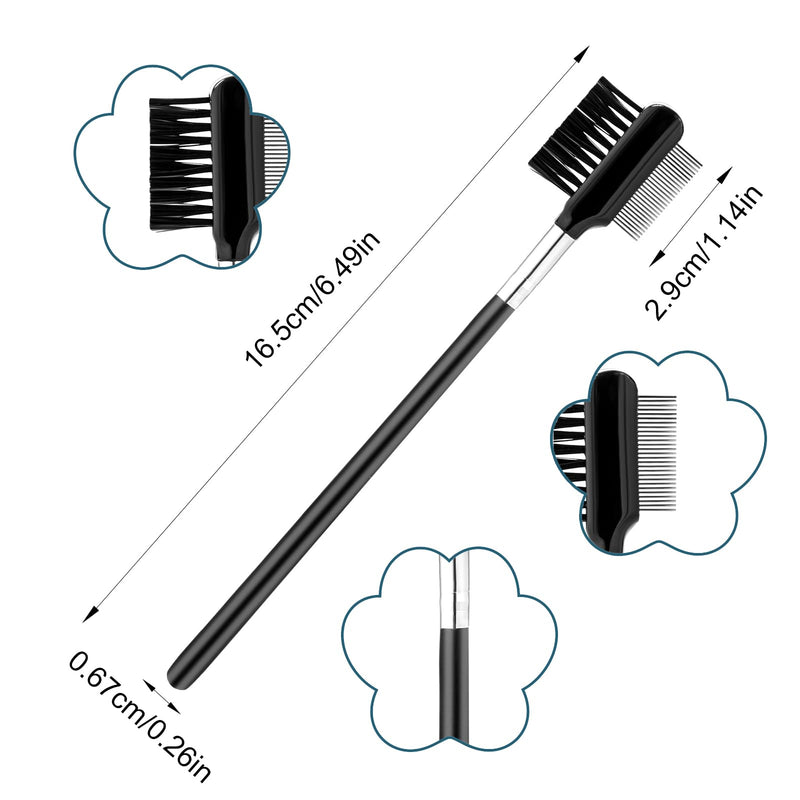 Pack of 2 tear stain removal comb, dog comb for removing tear stains, comb, dog eyes, double-sided comb for removing dog eyes, brush, grooming comb for small pets and cats - PawsPlanet Australia