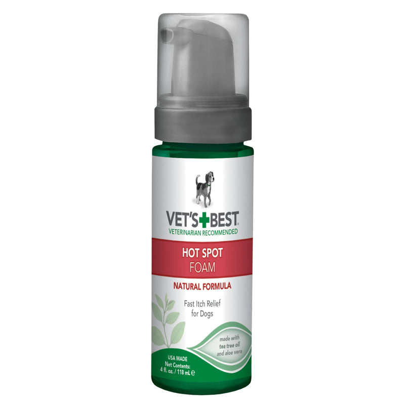 Vet's Best Medicated Oatmeal Shampoo + Dog Hot Spot Itch Relief Foam - PawsPlanet Australia