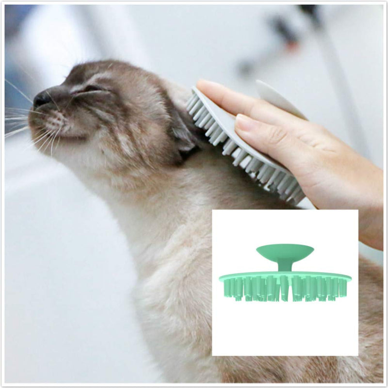 Pet Grooming Bath Brushes, Soft Silicone Deshedding Brush for Bath/Massaging/Grooming Pets, Massage Bath Brush Washable, Suitable for Long and Short Hair Cats and Dogs - PawsPlanet Australia