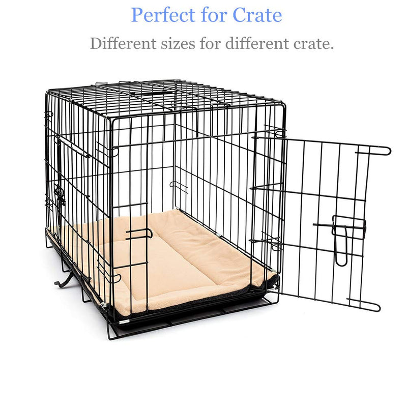 [Australia] - DERICOR Dog Bed Crate Pad Machine Washable 24*18" Gray 