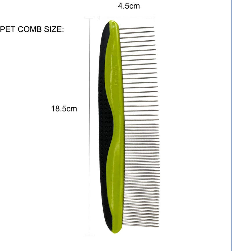 Comb I Dogs YOKA dog care demating comb, demating tool comb for dogs to remove loose hair, dog comb undercoat brush for daily grooming - PawsPlanet Australia