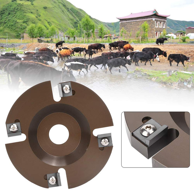 Tnfeeon Cattle Hoof Trimming Cutter, Electric Cow Hoof Trimming Plate Disc Veterinary Instrument Livestock Sheep Foot Trimmer 4 Cutter - PawsPlanet Australia
