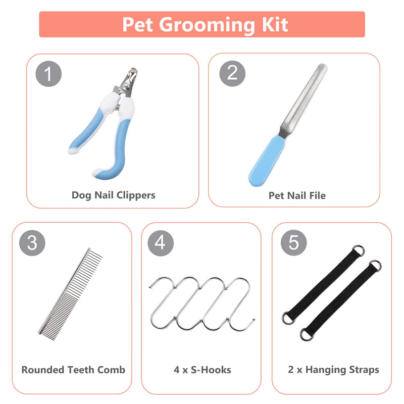 DaizySight Pet Grooming Hammock Supplies Kit for Cats, Small Puppies and Mini Dogs - Size: XS, Hanging Harness for Nail Trimming Pet Grooming Table Shower & Bath Accessories - PawsPlanet Australia