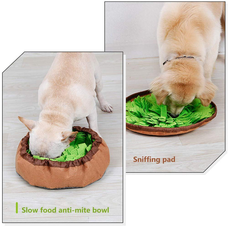 AWOOF Pet Snuffle Mat for Dogs, Interactive Feed Game for Boredom, Encourages Natural Foraging Skills for Cats Dogs Bowl Travel Use, Dog Treat Dispenser Indoor Outdoor Stress Relief - PawsPlanet Australia