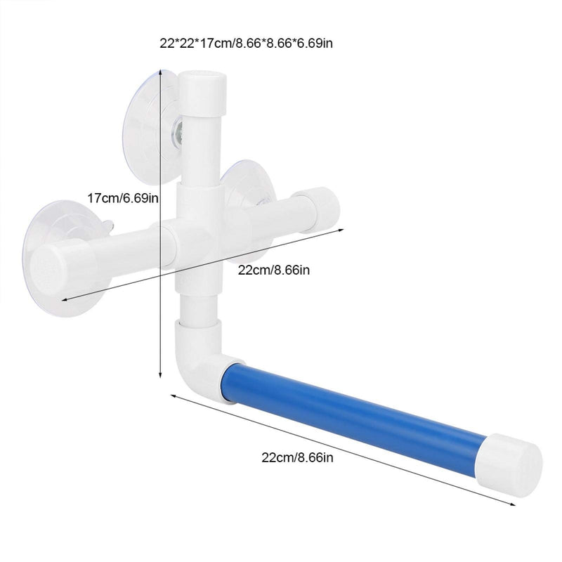 DAUERHAFT Bird Shower Perches,Parrot Shower Perch,Abrasion Resistant,without Drilling Required,Standing Rack Bathing Supply,for Budgies Parakeets Cockatiels. - PawsPlanet Australia