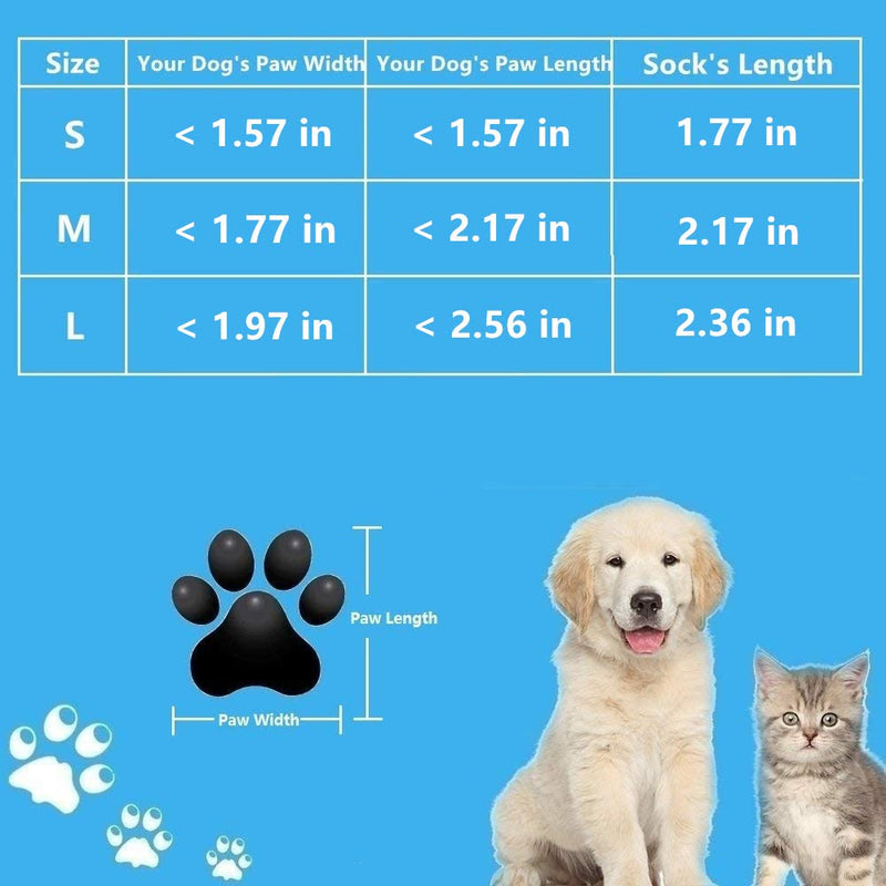 Dog Cat Boots Shoes Socks with Adjustable Waterproof Breathable and Anti-Slip Sole All Weather Protect Paws(Only for Tiny Dog) Small (Pack of 4) Black - PawsPlanet Australia