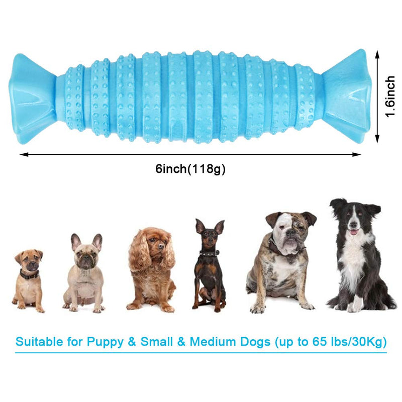 RIO Direct Peteast Dog Chew Toys, Durable Chew Bar for Puppy Teeth Cleaning, Lovely Candy Shaped Interactive Dog Toys Training Toys Best Birthday Gift for Puppy, Small to Medium Dogs - PawsPlanet Australia