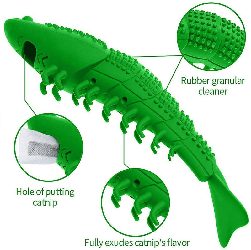 [Australia] - Smokey's Stash Cat Toy Interactive Catnip Dental chew cat Toothbrush refillable with Bell 