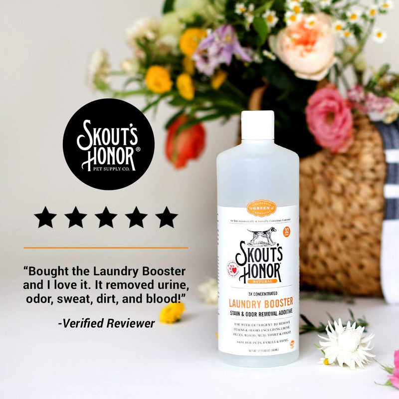 [Australia] - SKOUT'S HONOR: Professional Strength Laundry Booster - Stain and Odor Removal Additive - 3X Concentrated Solution for Laundry Use 