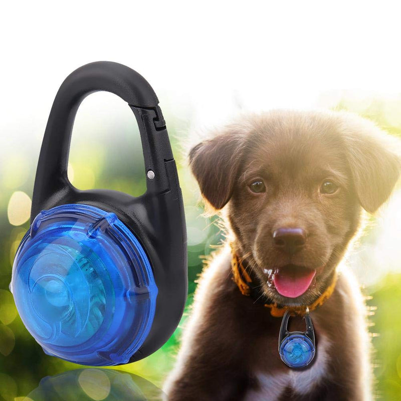 LED Dog Tags Clip-On Pet Safety Light,Flash and Long Bright Mode for Night Dog Walking Camping Light Up Collar(BIUE) - PawsPlanet Australia