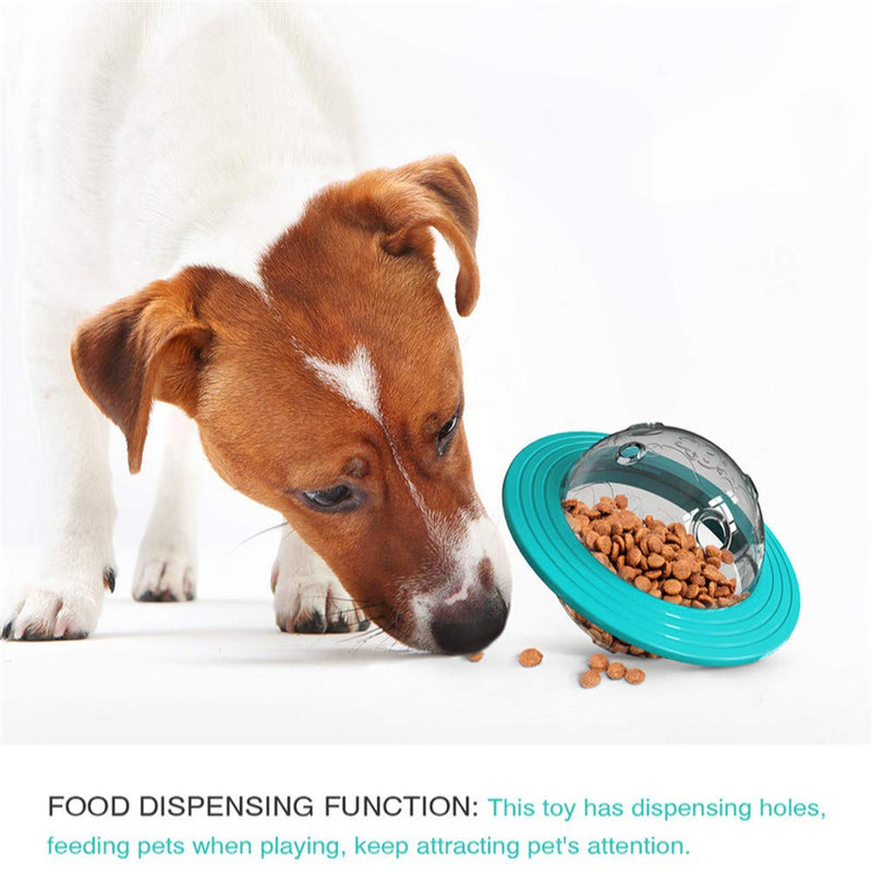 YGMXZL Treat Dispensing Dog Toy, Kitten Pet Dog Treat Feeder Turntable,Puzzle IQ Treat Flying Discs for Small Medium and Large Dogs Training Playing - PawsPlanet Australia