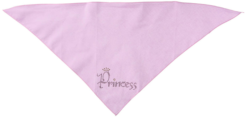 Princess Rhinestone Dog Bandanas Large Light Pink - PawsPlanet Australia