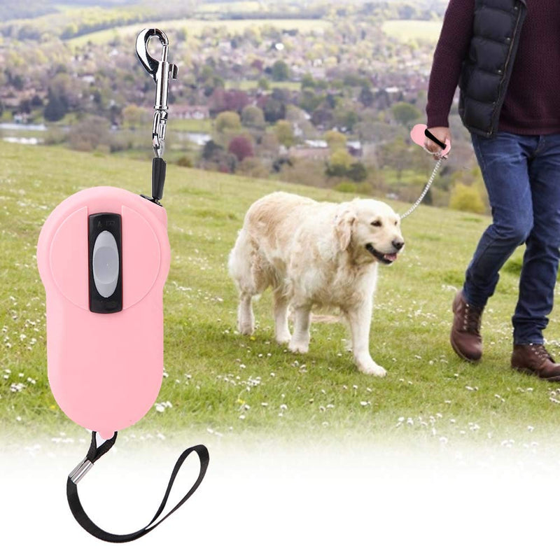 Retractable dog leash, high-performance dog leash, 360° tangle-free dog leash, one-hand brake, break, lock dog leash with non-slip handle, perfect for small dogs (pink). - PawsPlanet Australia