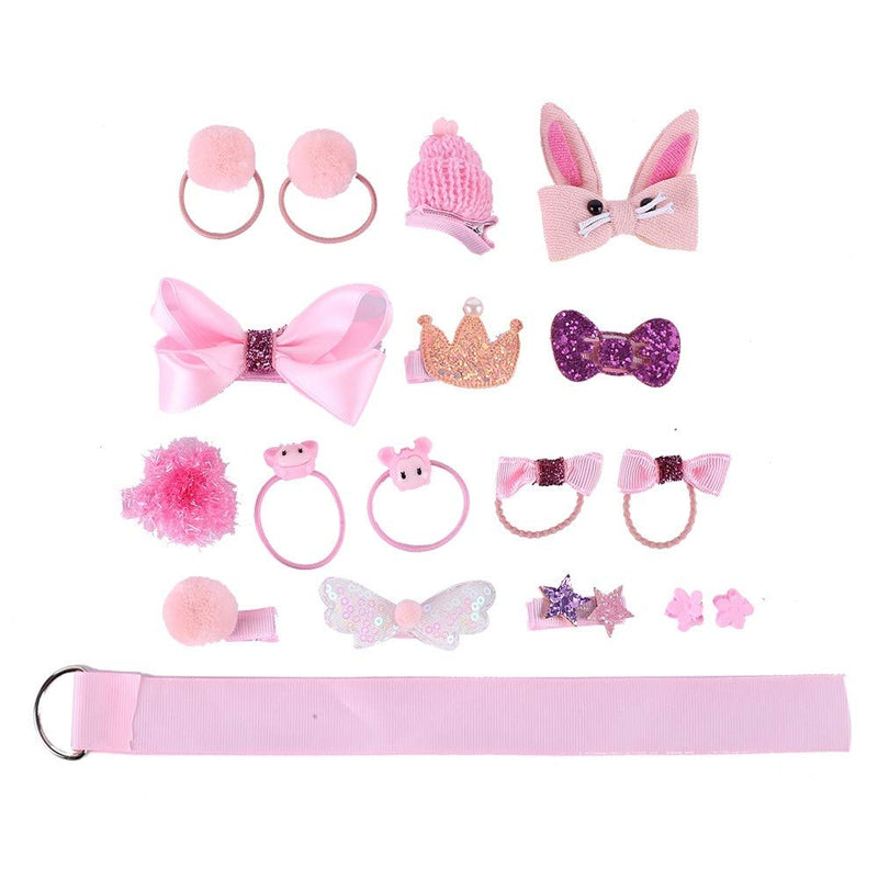 DONGKER 18PCS Pet Hair Clip,Cat Bowknot Hairpins Pet Dog Hair Bows knot w/Rubber Bands for Cats Dogs Kitten Puppies Girl Grooming Accessories purple - PawsPlanet Australia