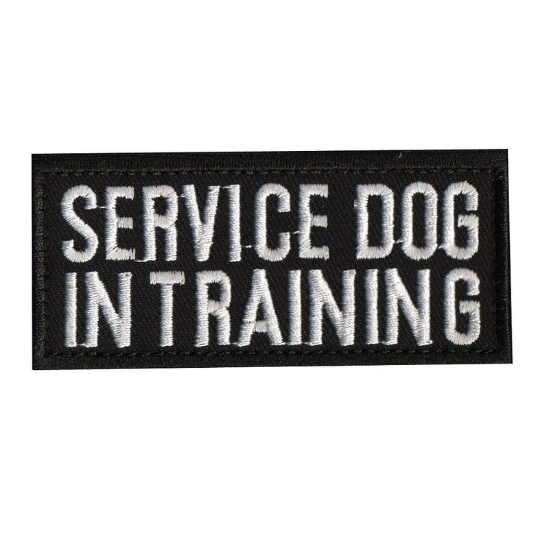 [Australia] - CheeseandU Dog Vest Harness Patches, 6Pack Dog Removable Patches Backing-Service Dog, Service Dog in Training, Do Not Pet, Emotional Support, Therapy Dog, in Training Embroidered Morale Badge Patches 