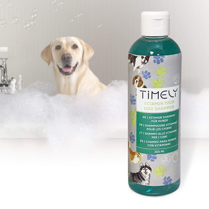 Timely Regenerating Dog Shampoo with Vitamins, 250 ml - PawsPlanet Australia