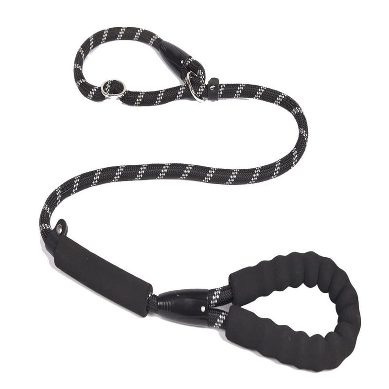 Slip Lead for Dogs - Anti-Choking Dog Slip Leads for Large Dogs and Medium Dogs - Reflective Rope Dog Training Lead (5FT, black) 5FT-1.5M - PawsPlanet Australia