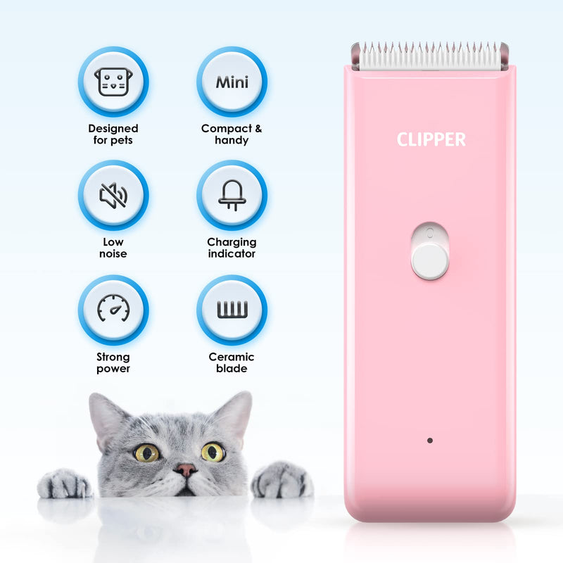 Brifit Quiet Dog Clipper, Professional Clipper Kit for Dog Cat, Pet Hair Clipper, Cordless Pet Hair Clipper, USB Rechargeable, IPX7 Waterproof - PawsPlanet Australia