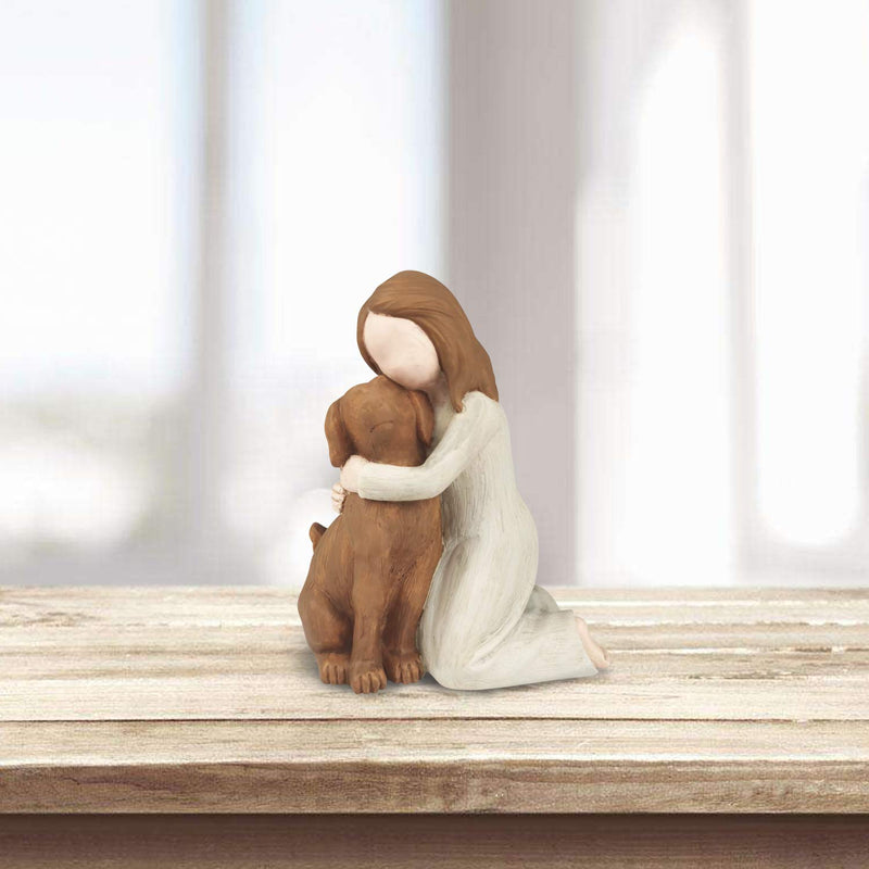 Carracci Dog Angel Figurines, Angel Dog Friendship Memorials, Sculpted Hand-Painted Figures for Dog Lovers-Multicolor Multicolor - PawsPlanet Australia