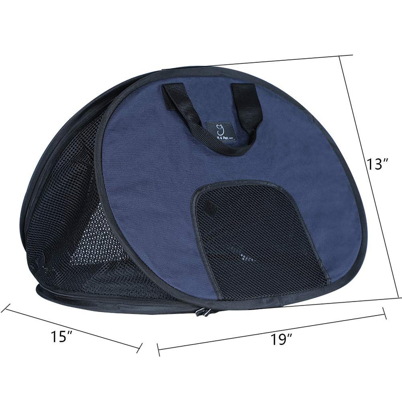 [Australia] - A4Pet Super Lightweight Collapsible Cat Carrier for Travel, 19 x 15 x 13 Inches 