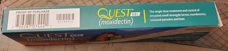 Quest Horse Wormer Gel Paste Equine Moxidectin (0.4oz.) - PawsPlanet Australia
