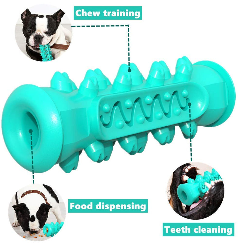 [Australia] - ZHEBU Dog Chew Toys Puppy Teething Toys for Small Medium Dog Dental Care Toothbrush for Small Breeds Indestructible Dog Teeth Cleaning Toys blue 