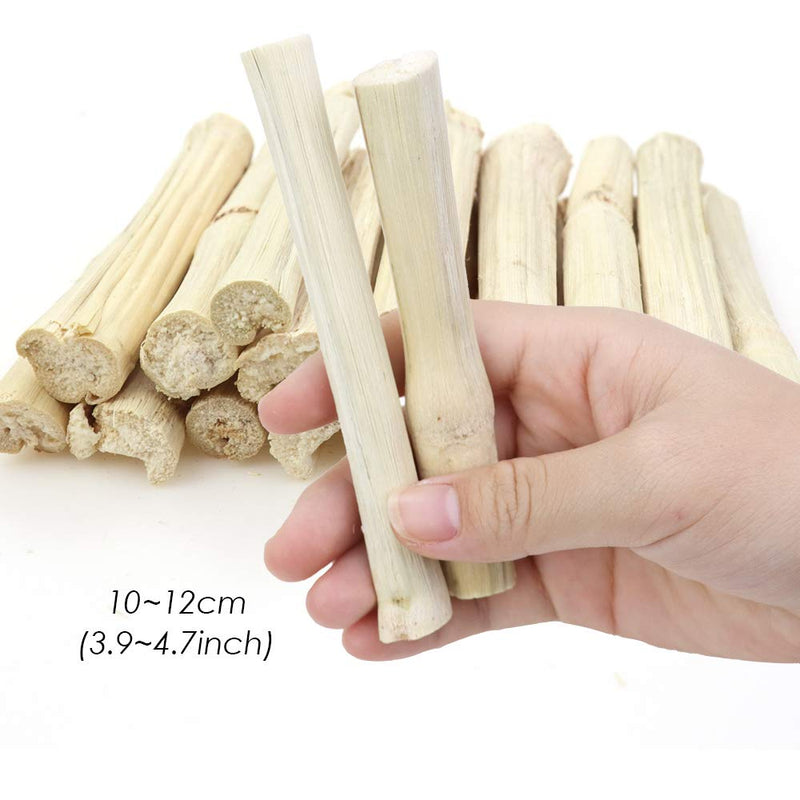 Heatoe 1 Ib Pet Molar Sweet Bamboo Snacks, Pet Chewing Toys Molar Sticks for Rabbits & Chinchillas & Guinea Pigs & Chinchillas & Hamsters & Squirrels and Other Small Animals. - PawsPlanet Australia