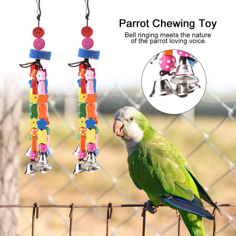 Bird Chewing Toy, Parrot Cage Bite Toys Wooden Block Tearing Toys for Small and Medium Parrots and Birds - PawsPlanet Australia