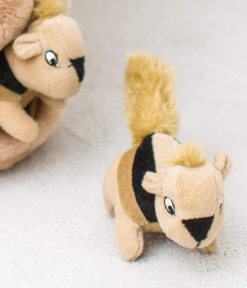 Outward Hound Squeakin' Squirrels Plush Replacement Dog Toys - 3 Pack Replacement Animals (3-Pack) - PawsPlanet Australia
