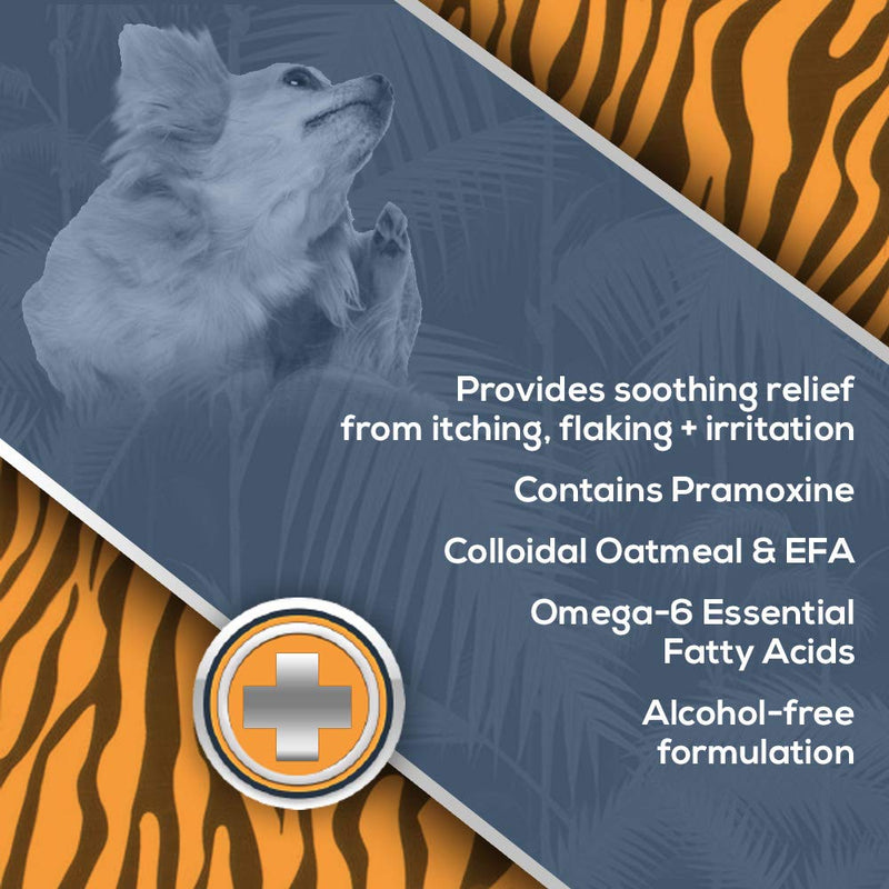 [Australia] - Jungle Pet Itch Relief Shampoo - Pramoxine - Colloidal Oatmeal & Essential Fatty Acids - Soothing, Moisturizing, Nourishing - 12oz 