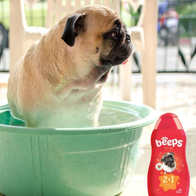 [Australia] - Beeps Dog Shampoo & Conditioner Collection 2 in 1 Dog Shampoo with Oatmeal 